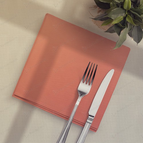  Stalo  servetėles "Plytų spalvos""