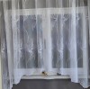 Baltos trumpos dieninės užuolaidos „Plunksnų šokis“