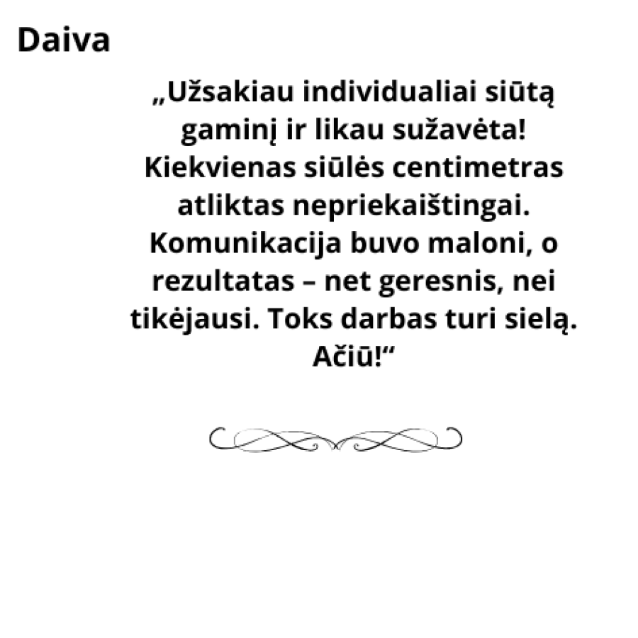 Dieninė užuolaida „Balta klasika“ su ornamentiniu kraštu
