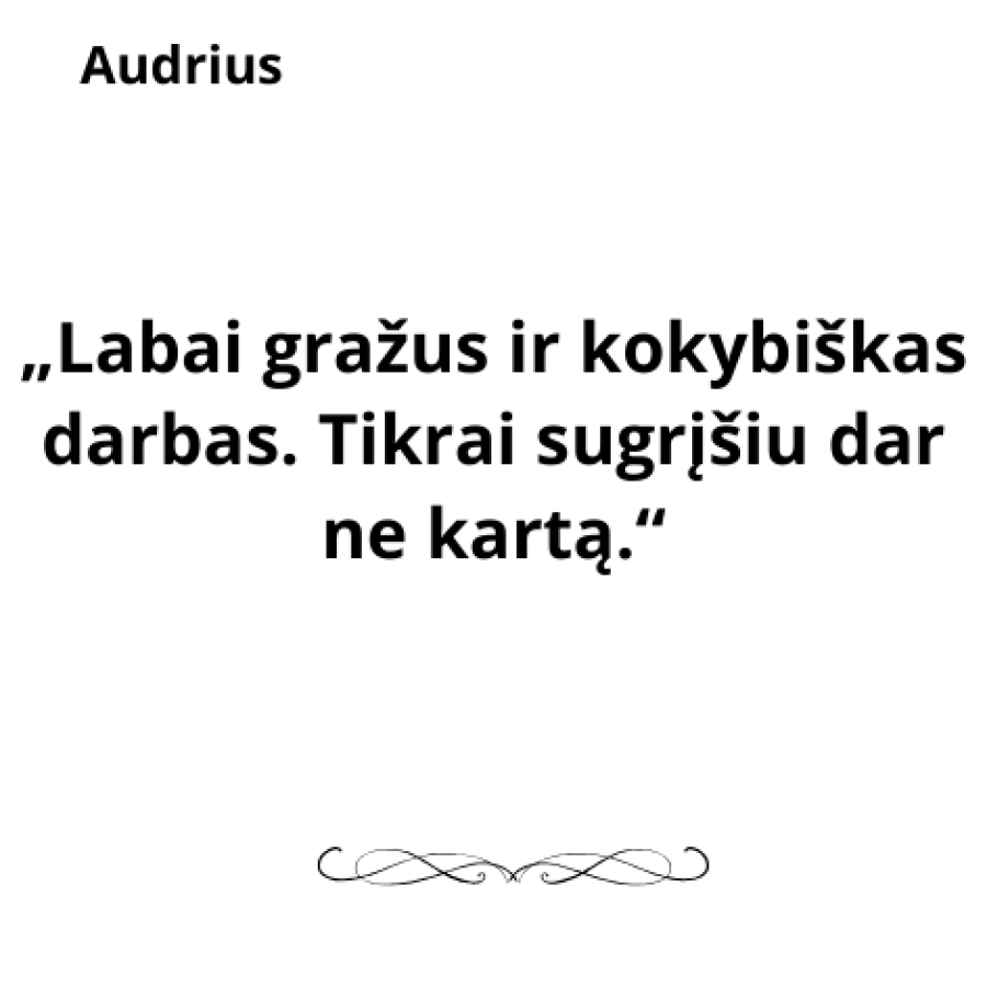 Dieninė užuolaida „Balta klasika“ su ornamentiniu kraštu