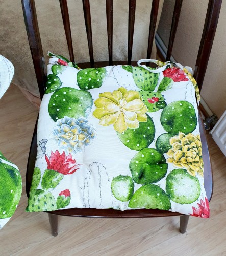 Kėdės pagalvėlė "Kaktusai"