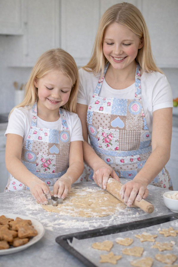 Prijuostė "Mėlynos širdutės" Prijuostė "Mėlynos širdutės"