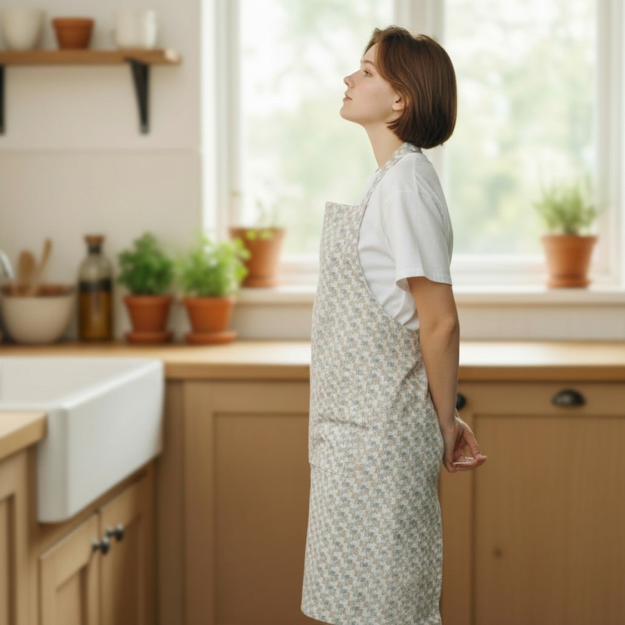 Prijuostė "Smulkus langelis"