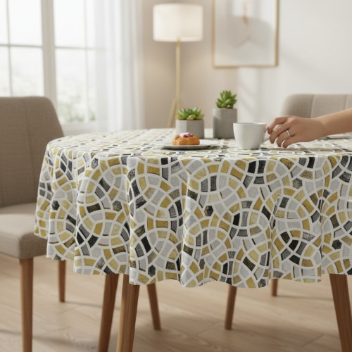 Apvali staltiesė "Geometrija"