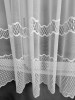 Austa dieninė užuolaida „Senjorų elegancija“ – balta, iki palangės