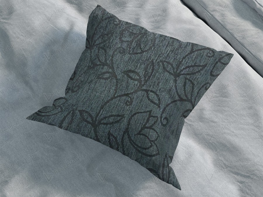 Dekoratyvinė pagalvė "Juoda gėlė"