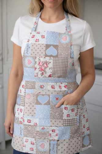 Prijuostė "Mėlynos širdutės"