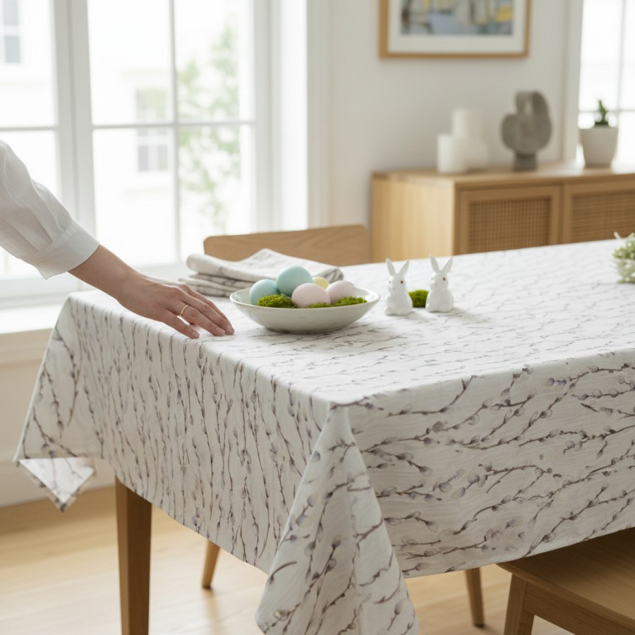 Velykinė staltiesė "Verbos" Velykinė staltiesė "Verbos"